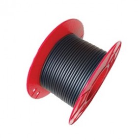 Câble coaxial pour extérieur 17 PATCA - Classe B -  PVC noir -  Ø 6.8 mm -  Bobine plastique 100m