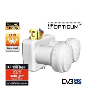 LNB Monobloc Single OPTICUM LMP-04H 0,1dB Full HD