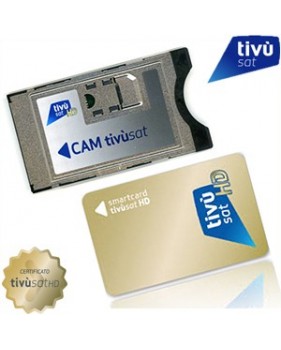 Pack Italien TIVU Sat à vie + module SmarCAM Tivu sat