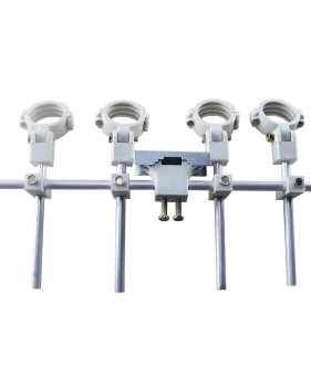 Support multi-alimentation pour antenne Satellite 5 LNBs, de haute qualité.