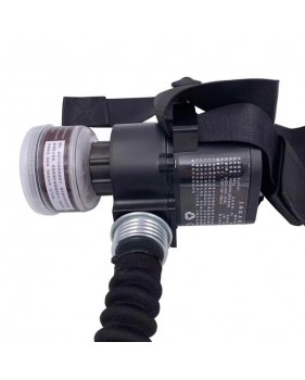 Pompe à air électrique portable, système de soufflage, connexion d'accessoires, filtre à tube d'air, masque anti-poussière intég