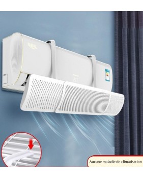 Pare-brise de climatisation Anti-soufflage Direct, coupe-vent universel mural, déflecteur de sortie d'air Guide d'air froid