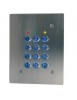 Clavier à code filaire SU2EABTMG touches métal à encastrer avec plastron inox 12-24V AC-DC - 60 codes