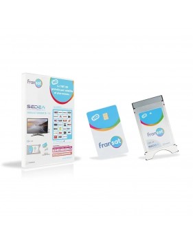 Module + carte FRANSAT pour Téléviseurs HD avec tuner satellite intégré.