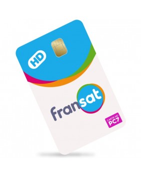 Carte FRANSAT HD PC7 seule de remplacement Valable 4 ans Eutelsat 5W