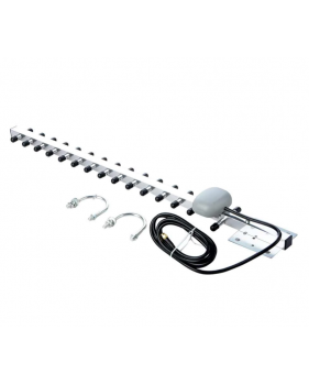 Antenne Yagi 3g/4g D'extérieur Gain Max. De 28 Dbi 4g Lte Sma Plug 4g 698 - 960 Mhz 1 710 - 2 700 Mhz Aluminium
