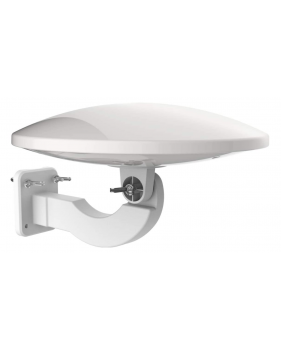 Antenne 32db Amplifié Tnt D'extérieur 1byone Digital Range De 120km Omni 360° Chaines/filtre 4g Lte Etanche Super Compact Ufo-bl