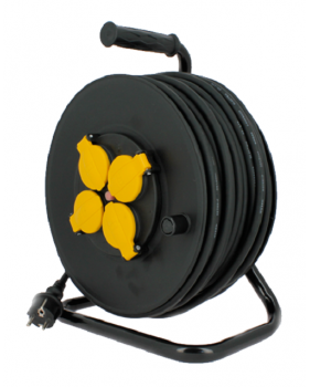 Enrouleur Électrique Pro Etanche Avec Terre / 16a / 3 X 1,5 Mm2 | 50 M