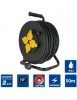 Enrouleur Électrique Pro Etanche Avec Terre / 16a / 3 X 1,5 Mm2 | 50 M