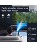 Vidéoprojecteur Full HD 1080P 4K Wifi Mini LED Portable Projecteur 2.4G 5G Bluetooth Pour Smartphone Vidéo Home Office Camping
