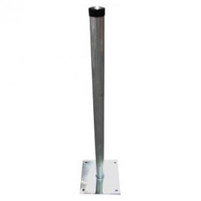 Pied de terrasse en acier - diamètre 50mm - Hauteur 1m