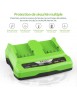 Chargeur de Batterie 24 V pour Greenworks Tools 24 V Compatible avec Toutes Les Batteries de la série Greenworks 24 V 2A