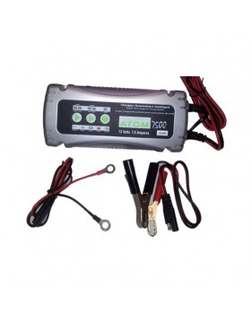 Chargeur Automatique Intelligent ACEDIS Atom 7500 - 12V 7.5A, pour batteries plomb étanche GEL AGM stationnaires