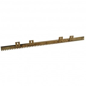 Crémaillère Nylon 6 Attaches Supérieures EA CRENYLS - Module 4, 1m, 28 x 20mm, Poids maxi du portail coulissant 500kg