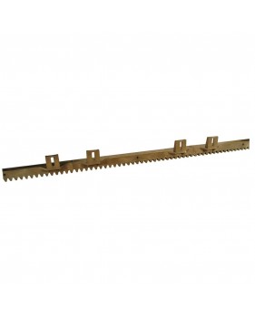 Crémaillère Nylon 6 Attaches Supérieures EA CRENYLS - Module 4, 1m, 28 x 20mm, Poids maxi du portail coulissant 500kg