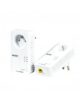 Pack 2 Prises Adaptateurs CPL 600 MBPS PLUG Internet - signal réseau WPS, WLAN, RJ45