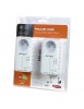 Pack 2 Prises Adaptateurs CPL 600 MBPS PLUG Internet - signal réseau WPS, WLAN, RJ45