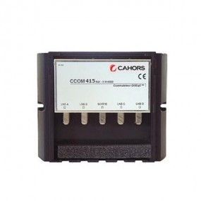 Commutateur DiSEqC CCOM415 - étanche - 4 entrées 1 Sorties - Cahors