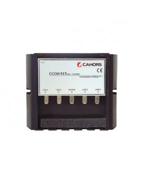 Commutateur DiSEqC CCOM415 - étanche - 4 entrées 1 Sorties - Cahors