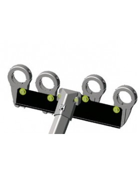 Support pour 4LNB Scandinavia - Astra 19,2° E - Hotbird 13° E -Sirius 5° E - Thor 0,8° W -pour SMC 100V2 Cahors