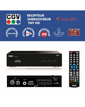 Décodeur Récepteur TNT HD CGV Etimo STL-2