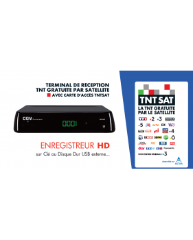 Terminal De Réception Tnt Hd Premio Sat Hd-w7 (avec Carte Tntsat - Durée 4 Ans)