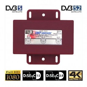 Hdme Commutateur Diseqc 2/1 Option Emp Centauri, 2 Entrées Lnb 1 Sortie Récepteur Hd 3d 4k