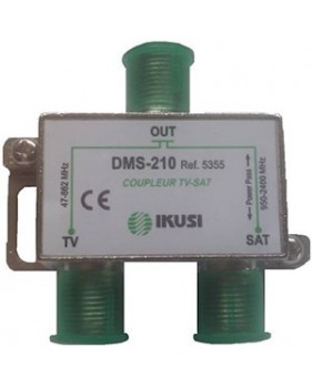 Coupleur/Découpleur 2 entrées TV/SAT faible perte - IKUSI ou CAHORS