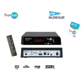 Sedea Récepteur Satellite Fransat – Sf 4300 Hd (eutelsat 5° Ouest) (vendu Avec Carte)