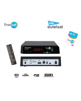 Sedea Récepteur Satellite Fransat – Sf 4300 Hd (eutelsat 5° Ouest) (vendu Avec Carte)