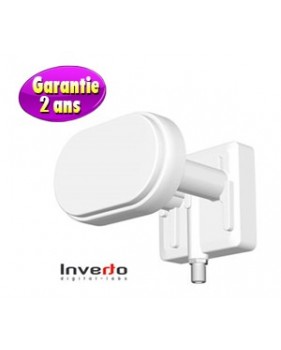 LNB Monobloc 3° Single 0.2 dB - Inverto Black Pro - 60mm - 2 ans de garantie