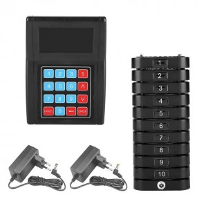 Système d'appel sans fil SU669S, clavier de restaurant, WaClaFor, bar église pépinière 20/30 canaux, 73, 10 Récepteurs Bipeur cl