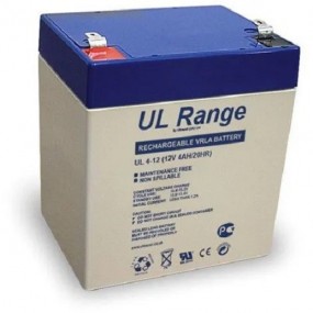 Batterie Plomb Étanche - Ultracell Ul4-12 - 12v 4ah
