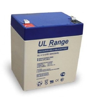 Batterie Plomb Étanche - Ultracell Ul4-12 - 12v 4ah