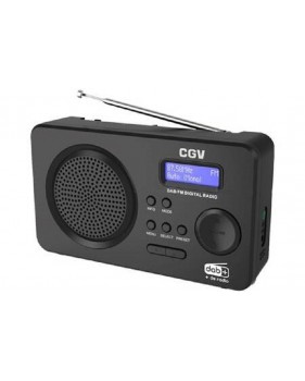 Radio Numérique Fm Et Dab+ Portable Cgv Dr5+ (noir)