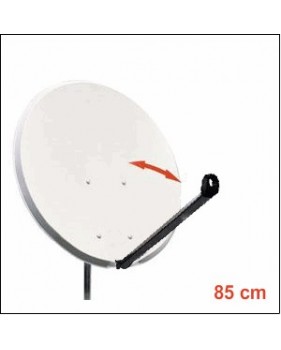 Parabole en Acier 85 cm (80 x 73 cm) - Gris Clair - click clack