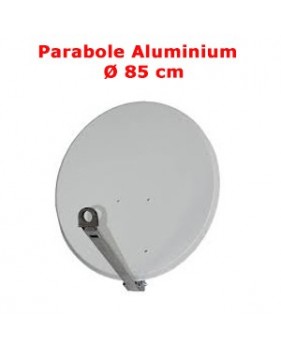 Parabole en aluminium 85 cm ( 91 x 83 ) - Gris Clair