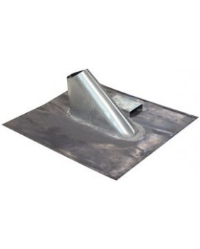 Tuile en plomb avec entrée de câble - 370x400 mm