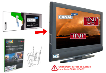 Module PCMCIA TNT pour TV CANAL READY