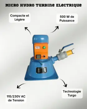 icro hydro turbine électrique 